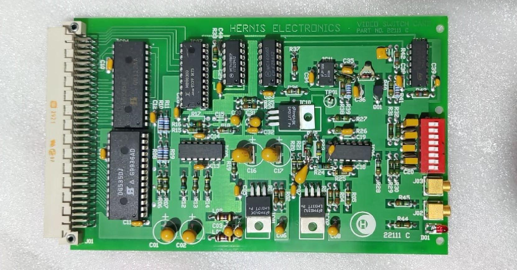 HERNIS ELECTRONICS VIDEO SWITCH CARD 22111 C