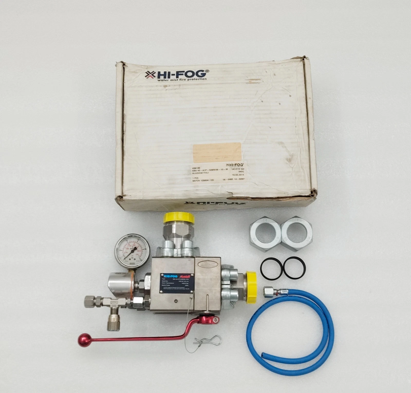 Marioff Hi-Fog SBA 40-A1P-S38R/38-10M Section Valve Wet Type System SBA 40