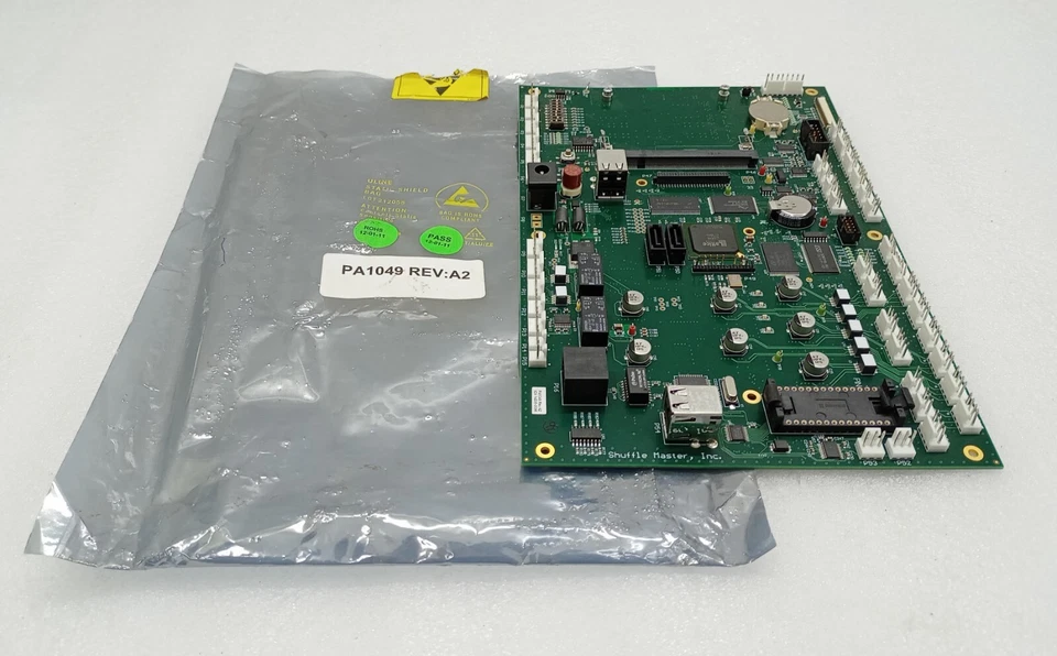 Shuffle Master PB1049 Rev A PA1049 Rev A2 Deckmate 2 mother board ICA 14205-0096